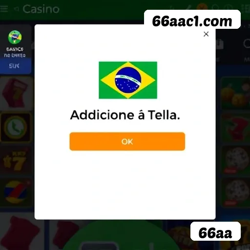 Aplicativo móvel 66aa para iOS e Android